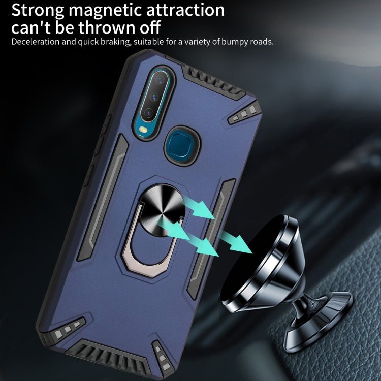 For vivo Y11 / Y12 / Y15 / Y17 PC + TPU Protective Case with 360 Degrees Rotatable Ring Holder
