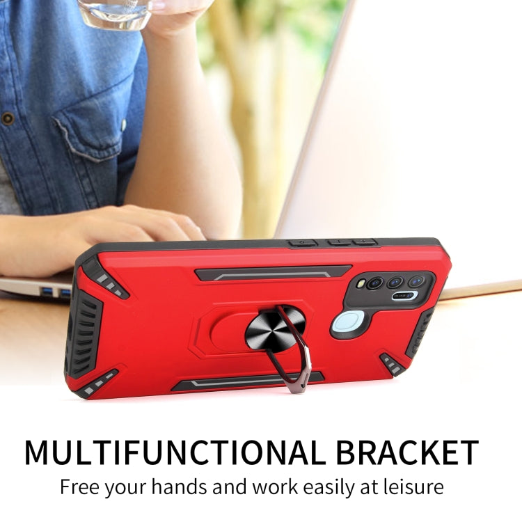 For vivo Y50 PC + TPU Protective Case with 360 Degrees Rotatable Ring Holder