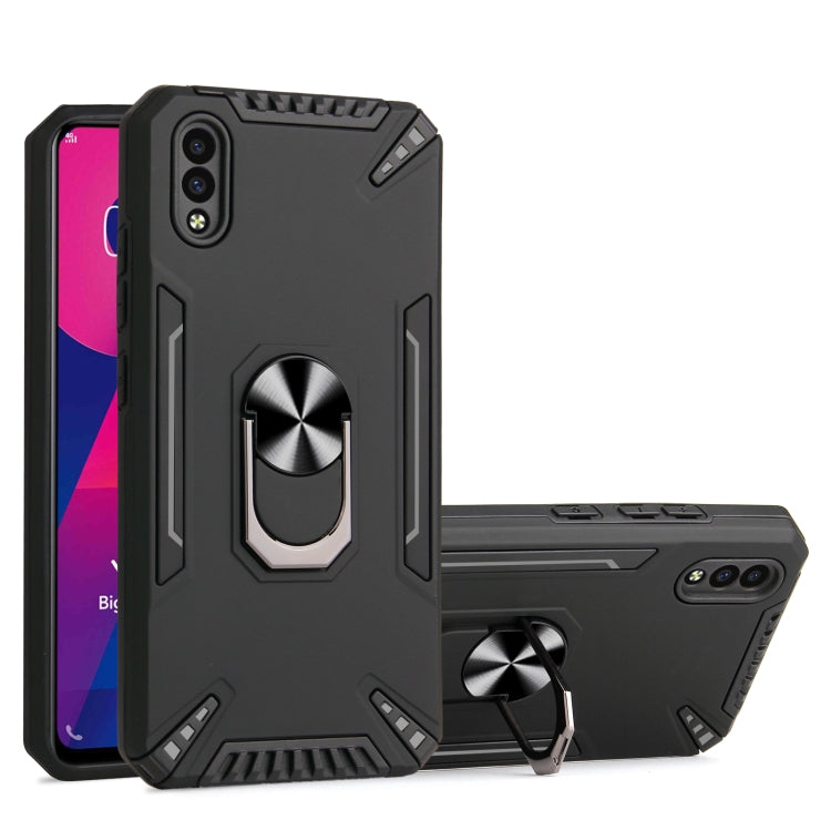 For vivo Y93 PC + TPU Protective Case with 360 Degrees Rotatable Ring Holder