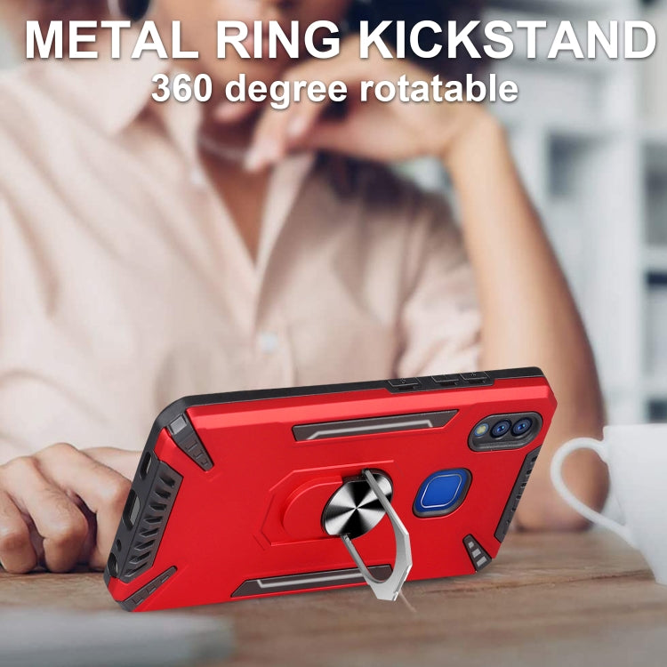 For vivo Y95 / U1 PC + TPU Protective Case with 360 Degrees Rotatable Ring Holder