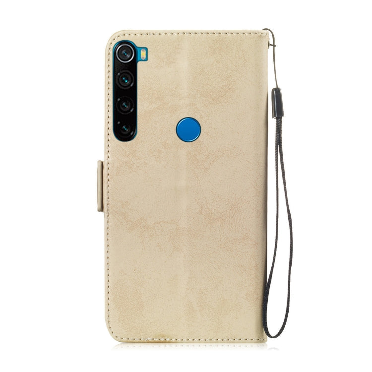 For Xiaomi Redmi Note 8 Retro Horizontal Flip PU Leather Case with Card Slots & Holder