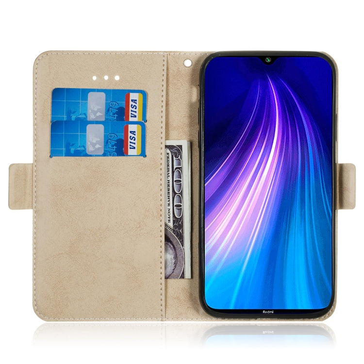 For Xiaomi Redmi Note 8 Retro Horizontal Flip PU Leather Case with Card Slots & Holder