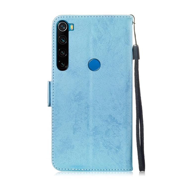 For Xiaomi Redmi Note 8 Retro Horizontal Flip PU Leather Case with Card Slots & Holder