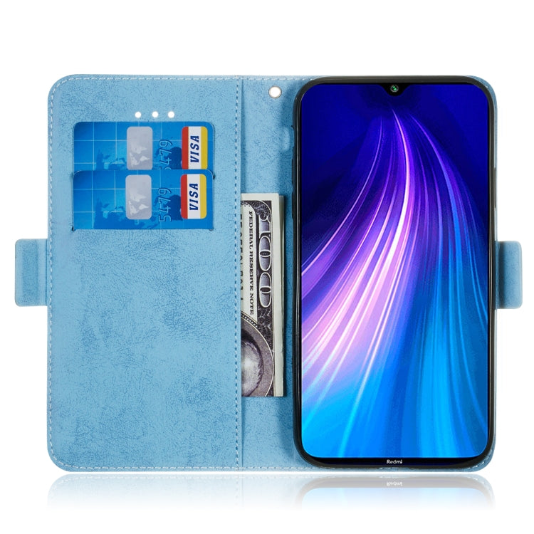 For Xiaomi Redmi Note 8 Retro Horizontal Flip PU Leather Case with Card Slots & Holder