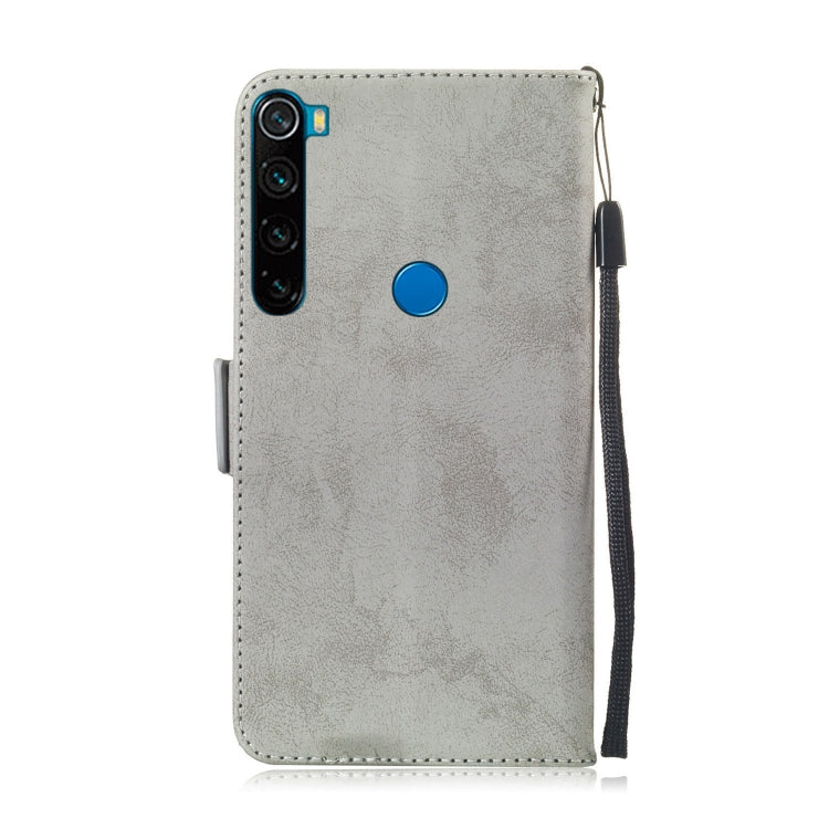 For Xiaomi Redmi Note 8 Retro Horizontal Flip PU Leather Case with Card Slots & Holder