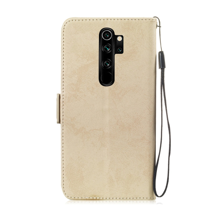 For Xiaomi Redmi Note 8 Pro Retro Horizontal Flip PU Leather Case with Card Slots & Holder
