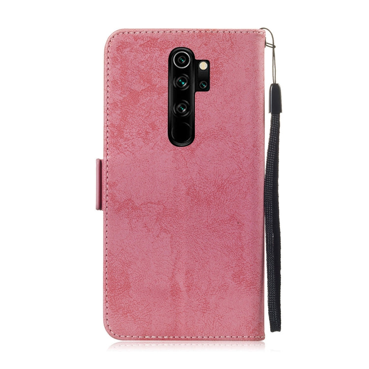 For Xiaomi Redmi Note 8 Pro Retro Horizontal Flip PU Leather Case with Card Slots & Holder