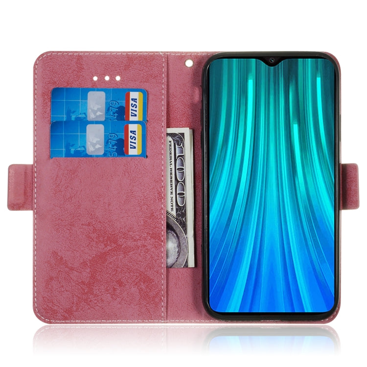 For Xiaomi Redmi Note 8 Pro Retro Horizontal Flip PU Leather Case with Card Slots & Holder