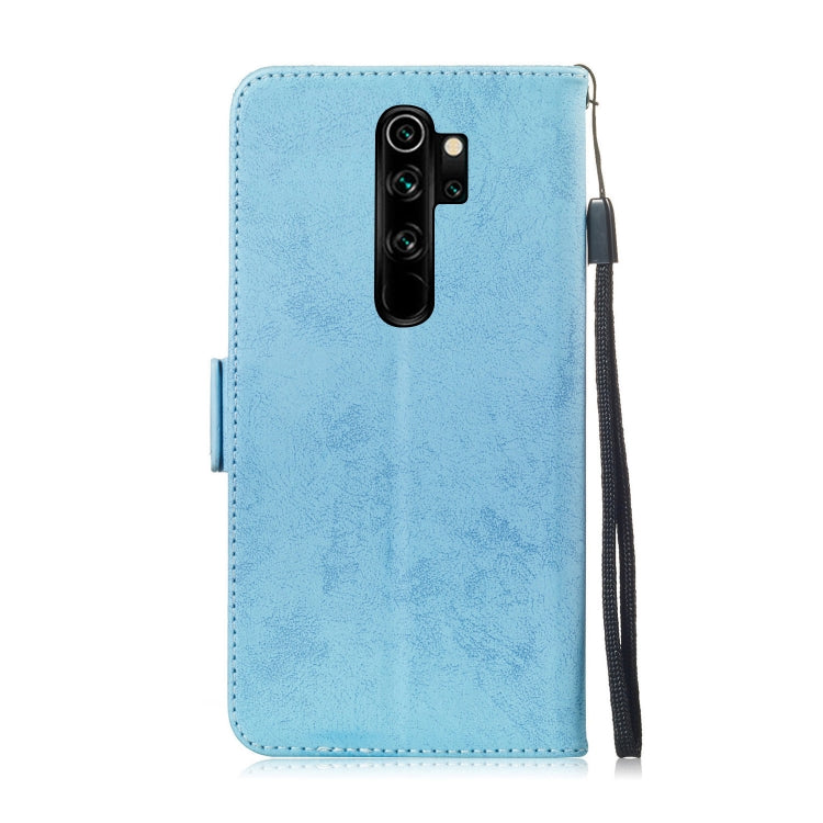 For Xiaomi Redmi Note 8 Pro Retro Horizontal Flip PU Leather Case with Card Slots & Holder