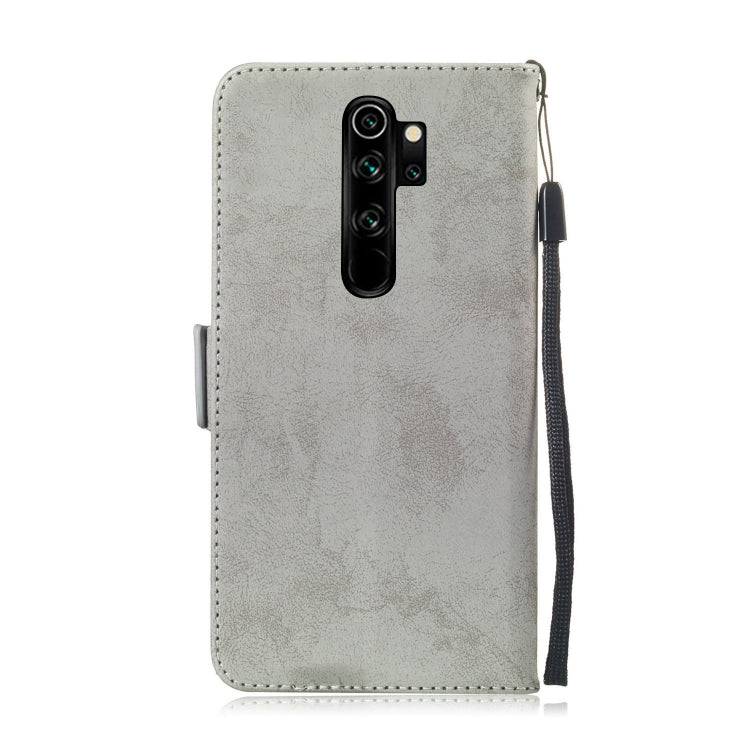 For Xiaomi Redmi Note 8 Pro Retro Horizontal Flip PU Leather Case with Card Slots & Holder