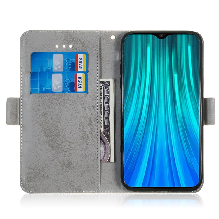 For Xiaomi Redmi Note 8 Pro Retro Horizontal Flip PU Leather Case with Card Slots & Holder