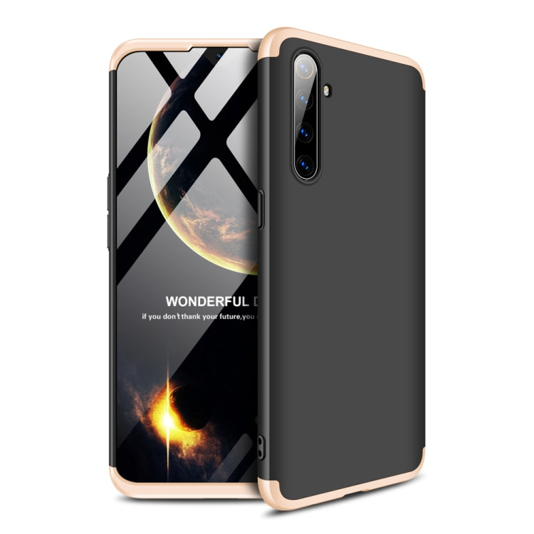 For OPPO Realme XT GKK Three Stage Splicing Full Coverage PC Protective Case