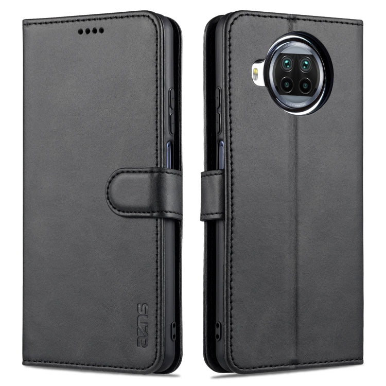 For Xiaomi Redmi Note 9 Pro 5G AZNS Skin Feel Calf Texture Horizontal Flip Leather Case with Card Slots & Holder & Wallet