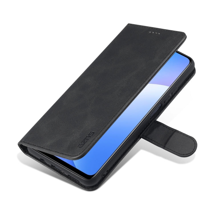 For Xiaomi Redmi Note 9 Pro 5G AZNS Skin Feel Calf Texture Horizontal Flip Leather Case with Card Slots & Holder & Wallet