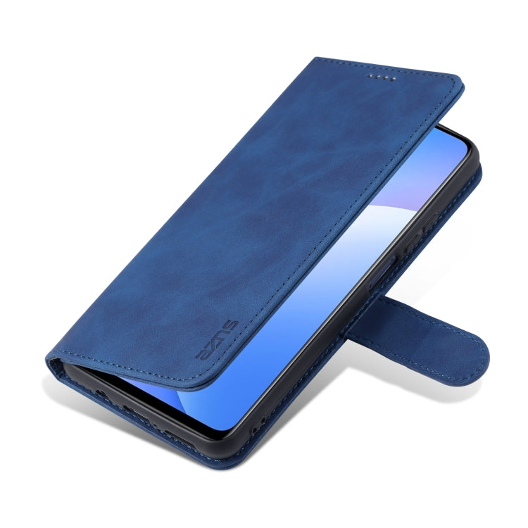 For Xiaomi Redmi Note 9 Pro 5G AZNS Skin Feel Calf Texture Horizontal Flip Leather Case with Card Slots & Holder & Wallet