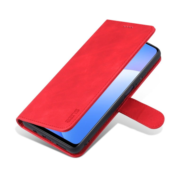 For Xiaomi Mi 10T Lite 5G AZNS Skin Feel Calf Texture Horizontal Flip Leather Case with Card Slots & Holder & Wallet
