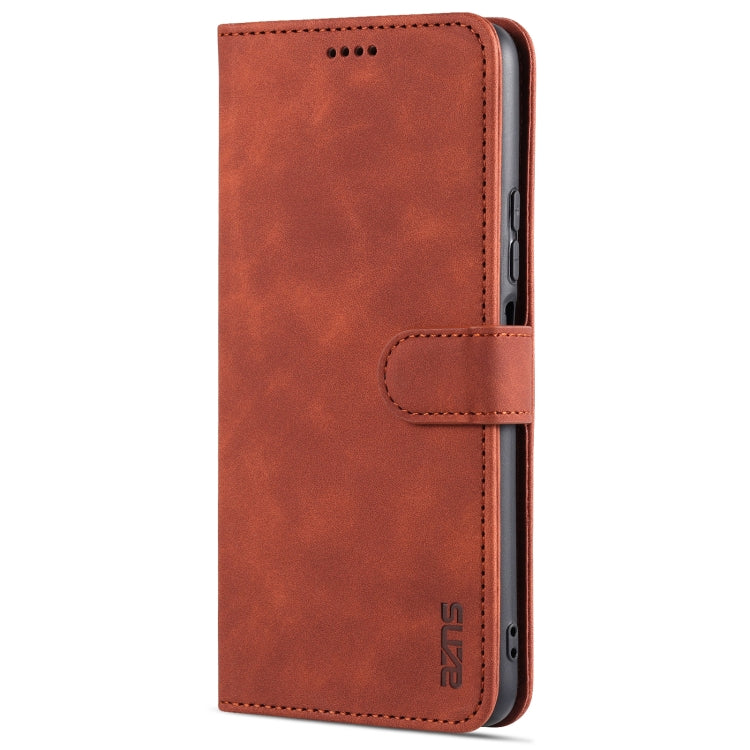 For Xiaomi Redmi Note 10 Pro 5G AZNS Skin Feel Calf Texture Horizontal Flip Leather Case with Card Slots & Holder & Wallet