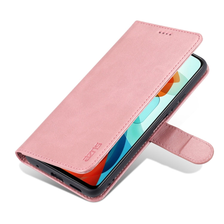 For Xiaomi Redmi Note 10 Pro 5G AZNS Skin Feel Calf Texture Horizontal Flip Leather Case with Card Slots & Holder & Wallet