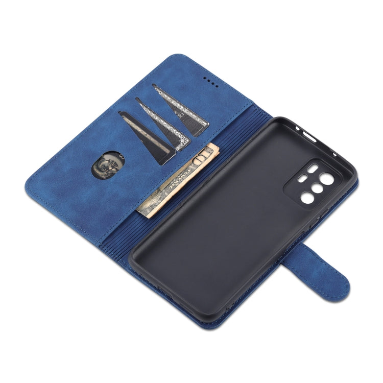 For Xiaomi Redmi Note 10 Pro 5G AZNS Skin Feel Calf Texture Horizontal Flip Leather Case with Card Slots & Holder & Wallet