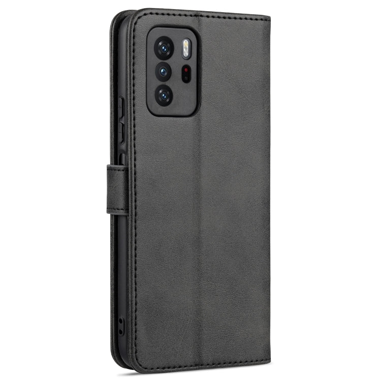 For Xiaomi Redmi Note 10 Pro 5G AZNS Skin Feel Calf Texture Horizontal Flip Leather Case with Card Slots & Holder & Wallet