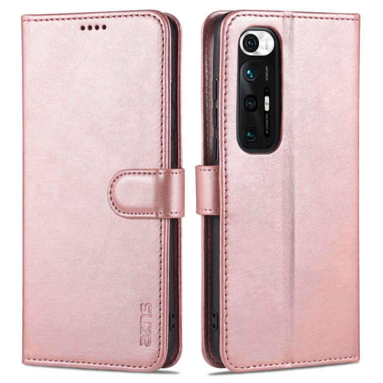 For Xiaomi Mi 10S AZNS Skin Feel Calf Texture Horizontal Flip Leather Case with Card Slots & Holder & Wallet