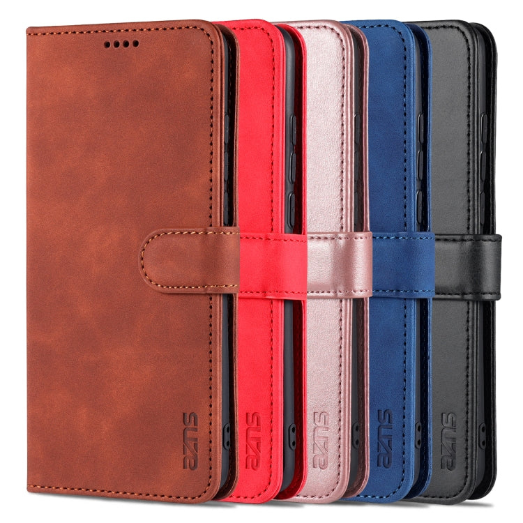 For Xiaomi Mi 10S AZNS Skin Feel Calf Texture Horizontal Flip Leather Case with Card Slots & Holder & Wallet