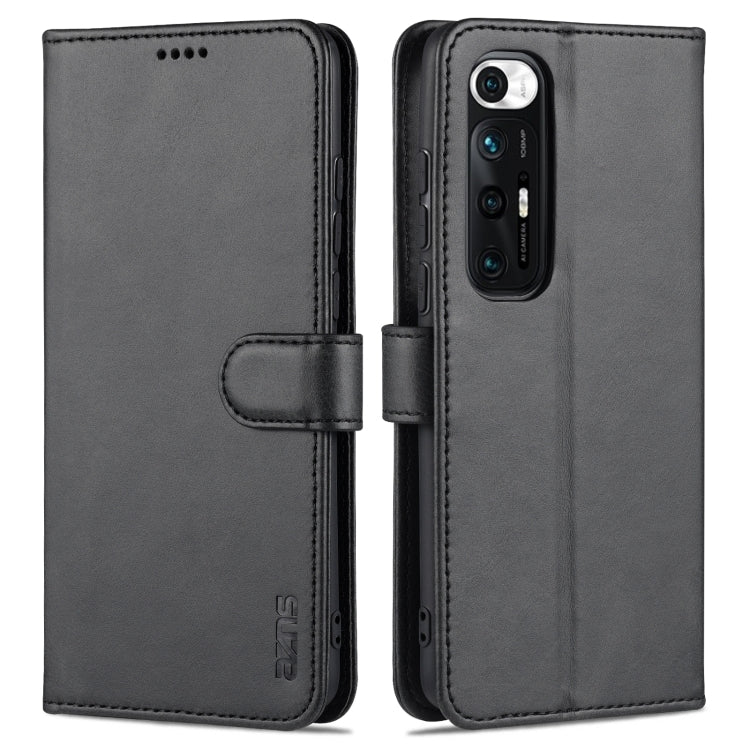 For Xiaomi Mi 10S AZNS Skin Feel Calf Texture Horizontal Flip Leather Case with Card Slots & Holder & Wallet