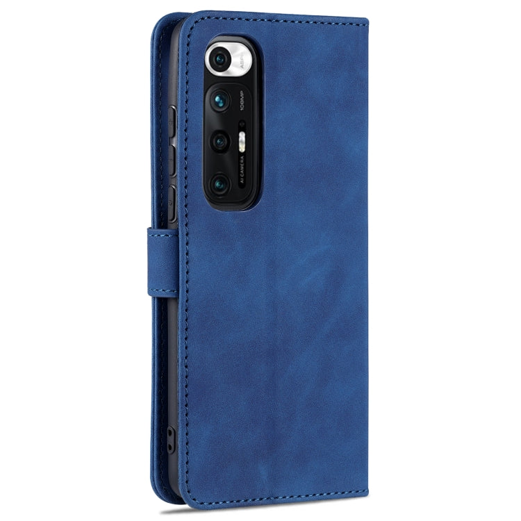 For Xiaomi Mi 10S AZNS Skin Feel Calf Texture Horizontal Flip Leather Case with Card Slots & Holder & Wallet