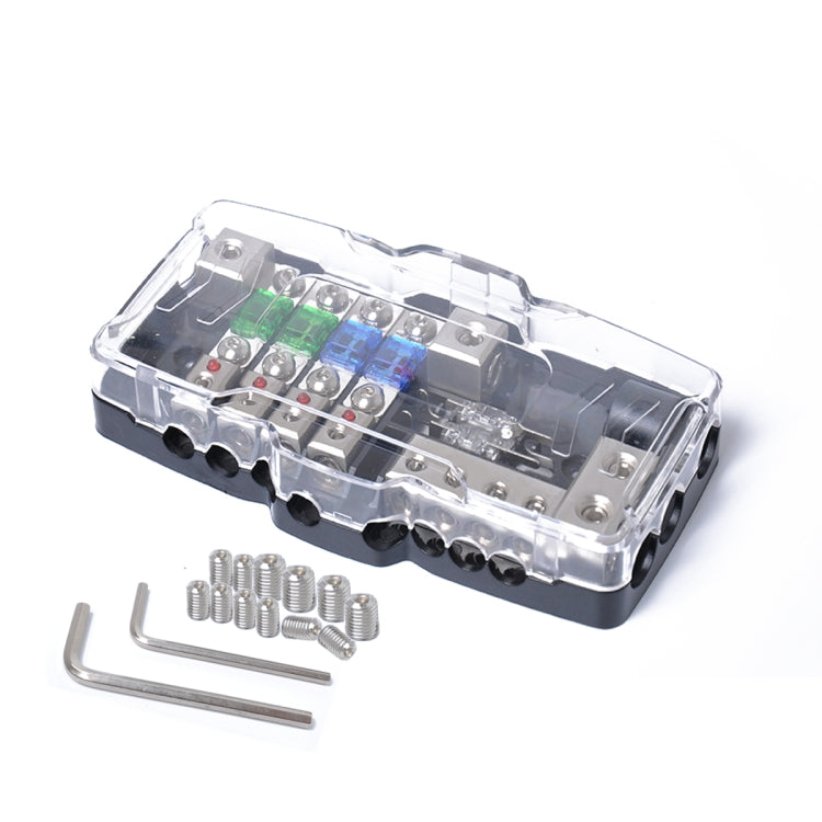 A0529 Multi-functional LED Car Audio Stereo Mini ANL Fuse Box with Wrench
