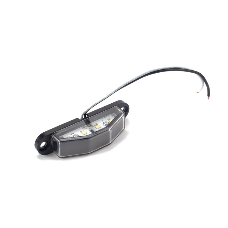 A4067 Trailer / RV / Truck 10-30V 4LED Triangle License Plate Light