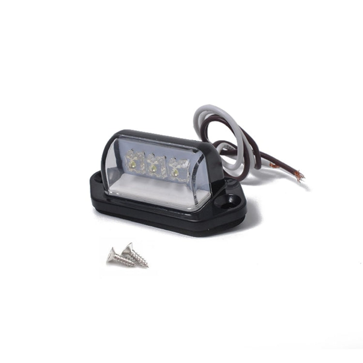 A5662 Truck Trailer Lorry 12V 3LEDs Number Licence Plate Light Rear Tail Lamp