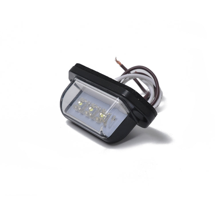 A5662 Truck Trailer Lorry 12V 3LEDs Number Licence Plate Light Rear Tail Lamp