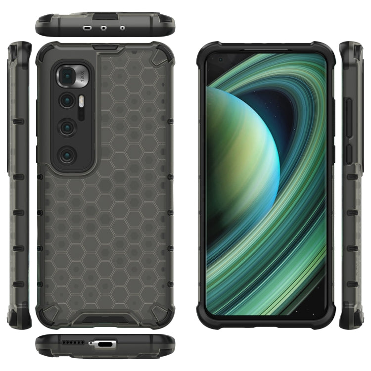 For Xiaomi Mi 10 Ultra Shockproof Honeycomb PC + TPU Case with Neck Lanyard