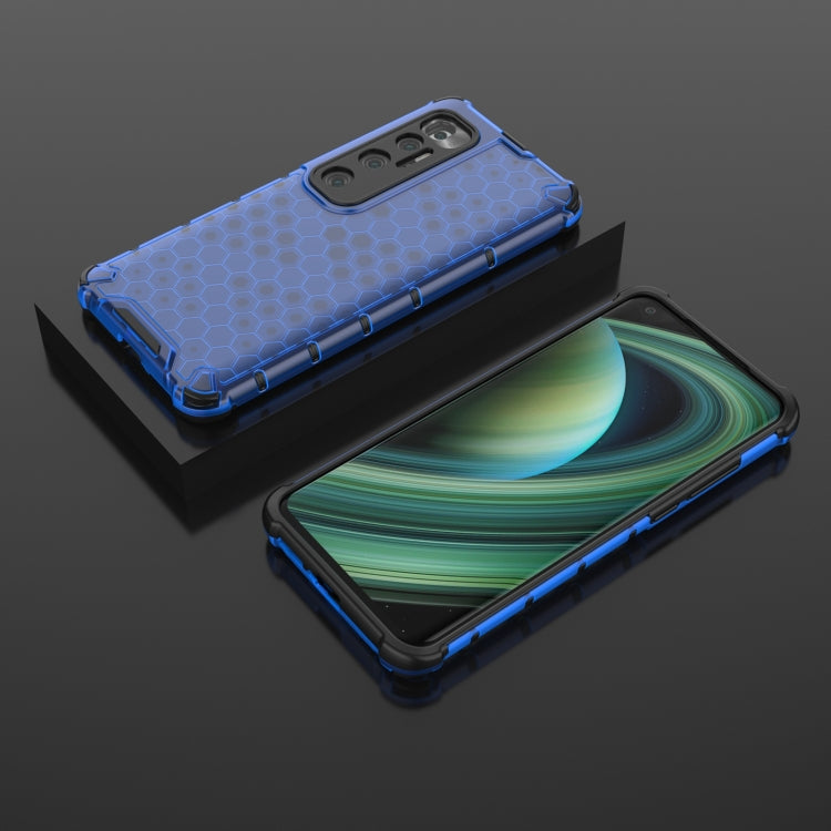 For Xiaomi Mi 10 Ultra Shockproof Honeycomb PC + TPU Case with Neck Lanyard