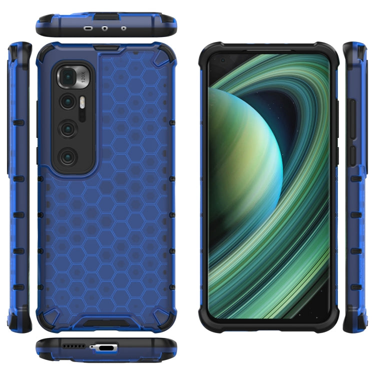 For Xiaomi Mi 10 Ultra Shockproof Honeycomb PC + TPU Case with Neck Lanyard