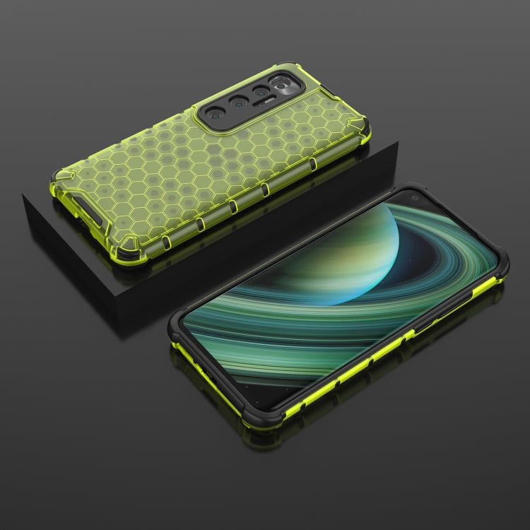 For Xiaomi Mi 10 Ultra Shockproof Honeycomb PC + TPU Case with Neck Lanyard