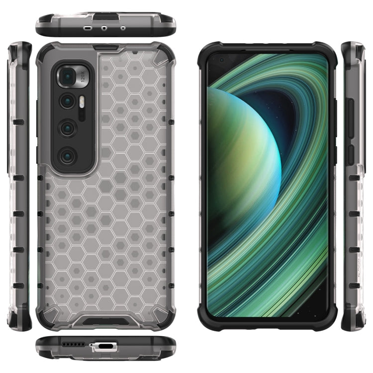 For Xiaomi Mi 10 Ultra Shockproof Honeycomb PC + TPU Case with Neck Lanyard