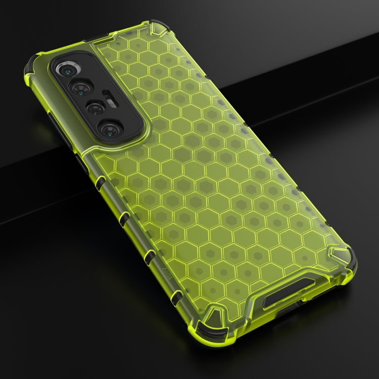 For Xiaomi Mi 10S Shockproof Honeycomb PC + TPU Case with Neck Lanyard