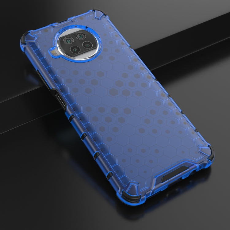 For Xiaomi Mi 10T Lite 5G Shockproof Honeycomb PC + TPU Case with Neck Lanyard