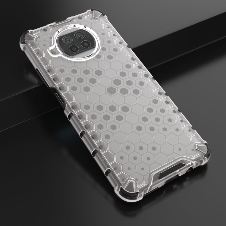 For Xiaomi Mi 10T Lite 5G Shockproof Honeycomb PC + TPU Case with Neck Lanyard