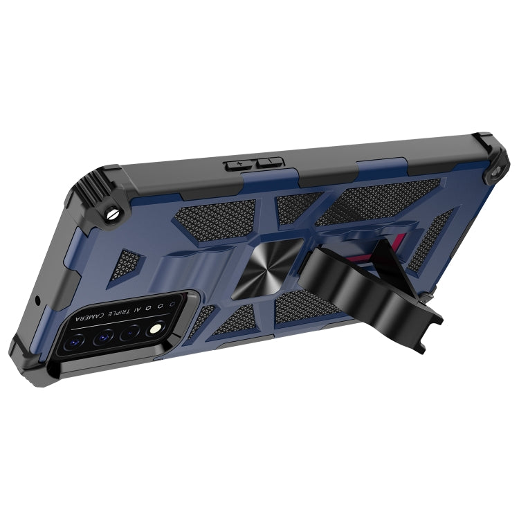 For T-Mobile REVVL V+ 5G Shockproof TPU + PC Magnetic Protective Case with Holder