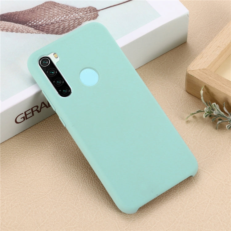 For Xiaomi Redmi Note 8 2021 Pure Color Liquid Silicone Shockproof Full Coverage Case