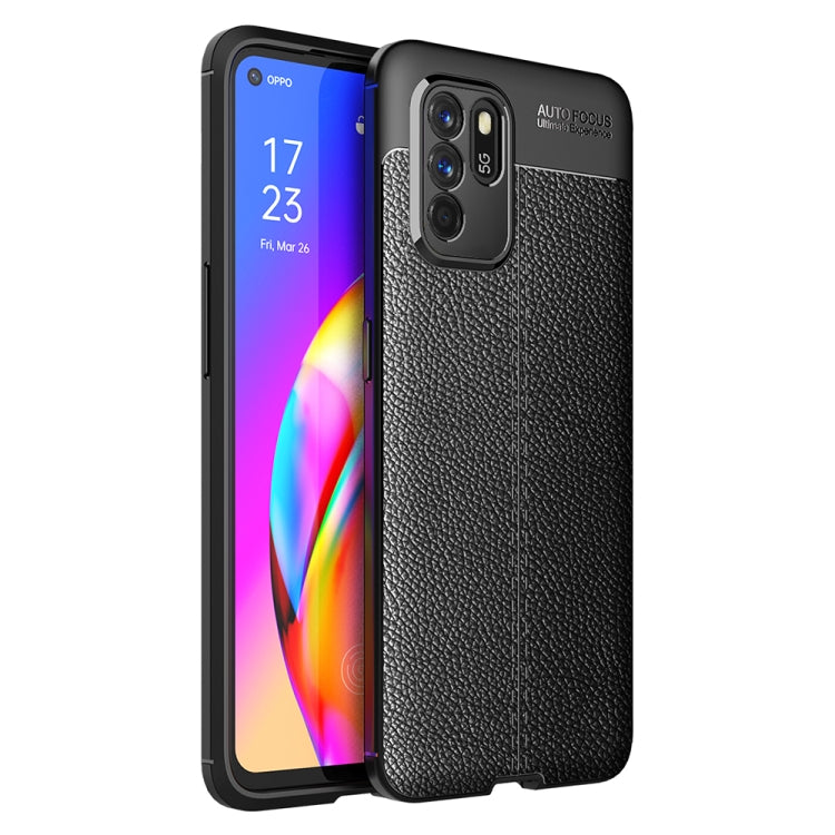 Litchi Texture TPU Shockproof Case For OPPO Reno6 Z