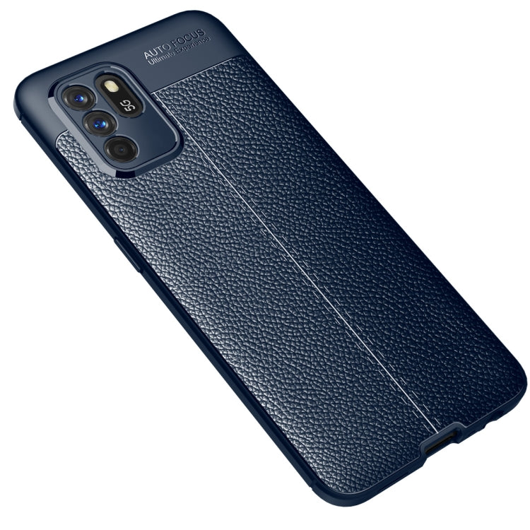 Litchi Texture TPU Shockproof Case For OPPO Reno6 Z