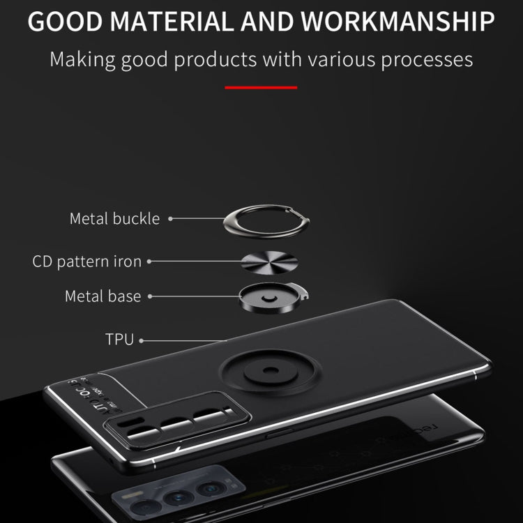 For OPPO Realme GT Explorer Master Metal Ring Holder 360 Degree Rotating TPU Case