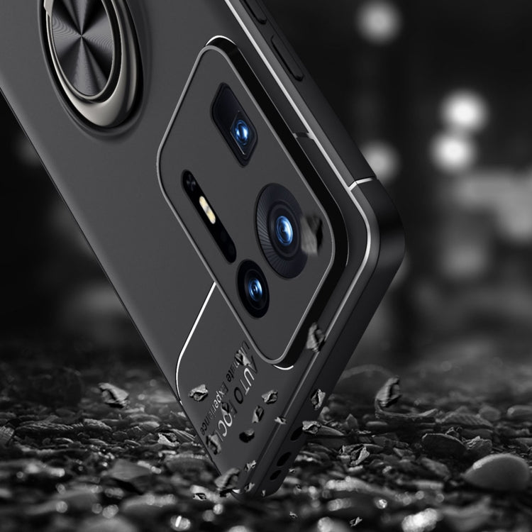 For Xiaomi Mix 4 Metal Ring Holder 360 Degree Rotating TPU Case
