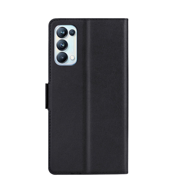 For OPPO Reno5 5G / Find X3 Lite Ultra-thin Voltage Side Buckle PU + TPU Horizontal Flip Leather Case with Holder & Card Slot
