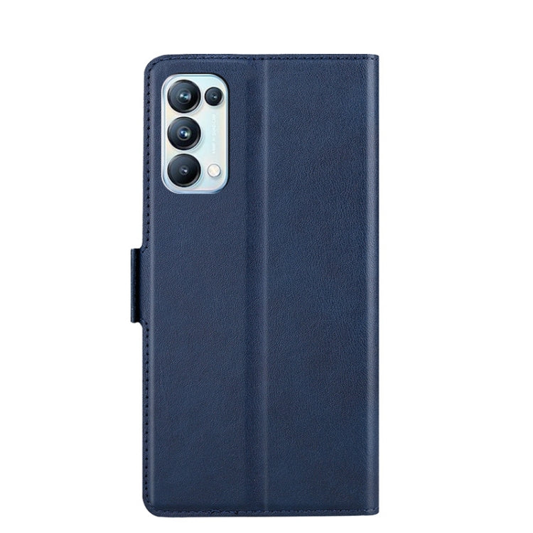 For OPPO Reno5 5G / Find X3 Lite Ultra-thin Voltage Side Buckle PU + TPU Horizontal Flip Leather Case with Holder & Card Slot