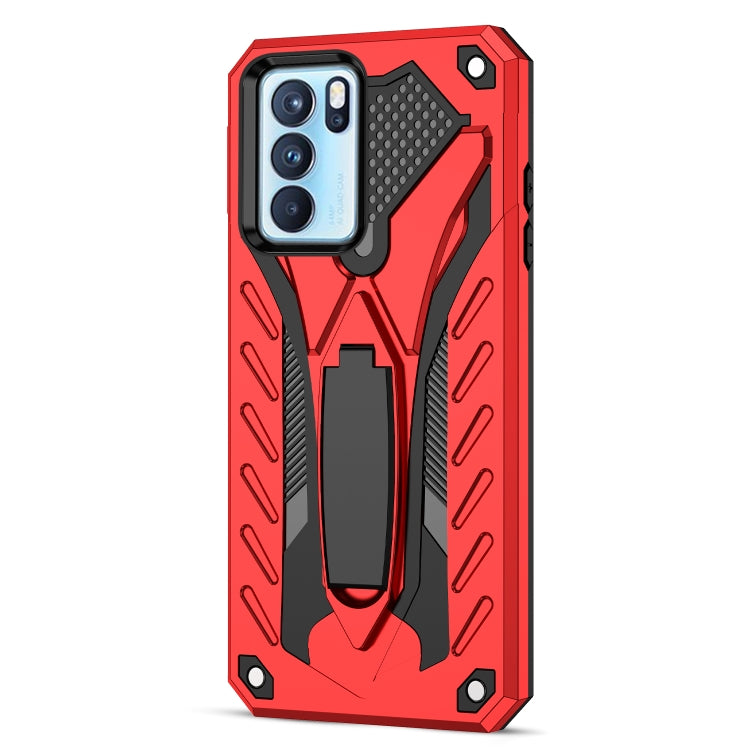 For OPPO Reno6 Pro 5G Shockproof TPU + PC Protective Case with Holder