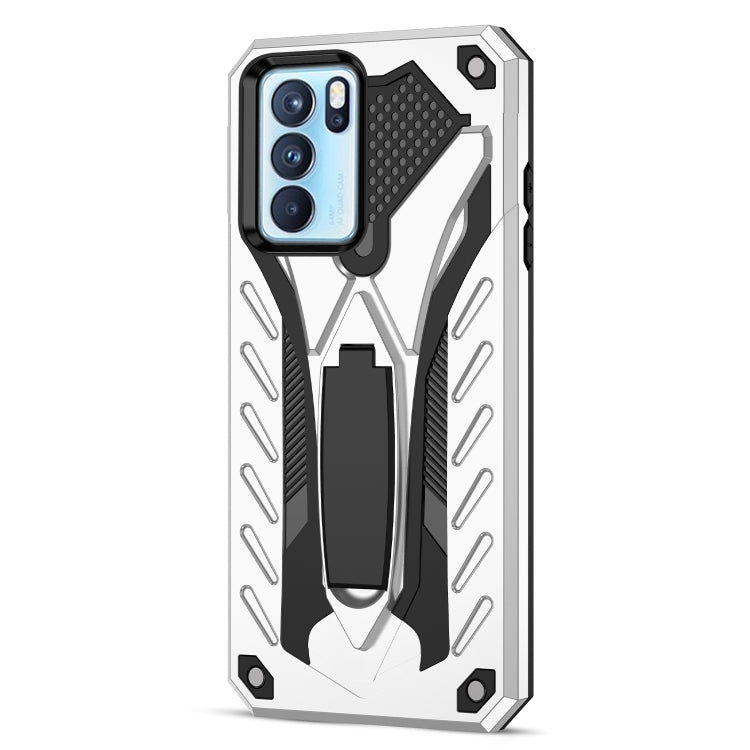 For OPPO Reno6 Pro 5G Shockproof TPU + PC Protective Case with Holder